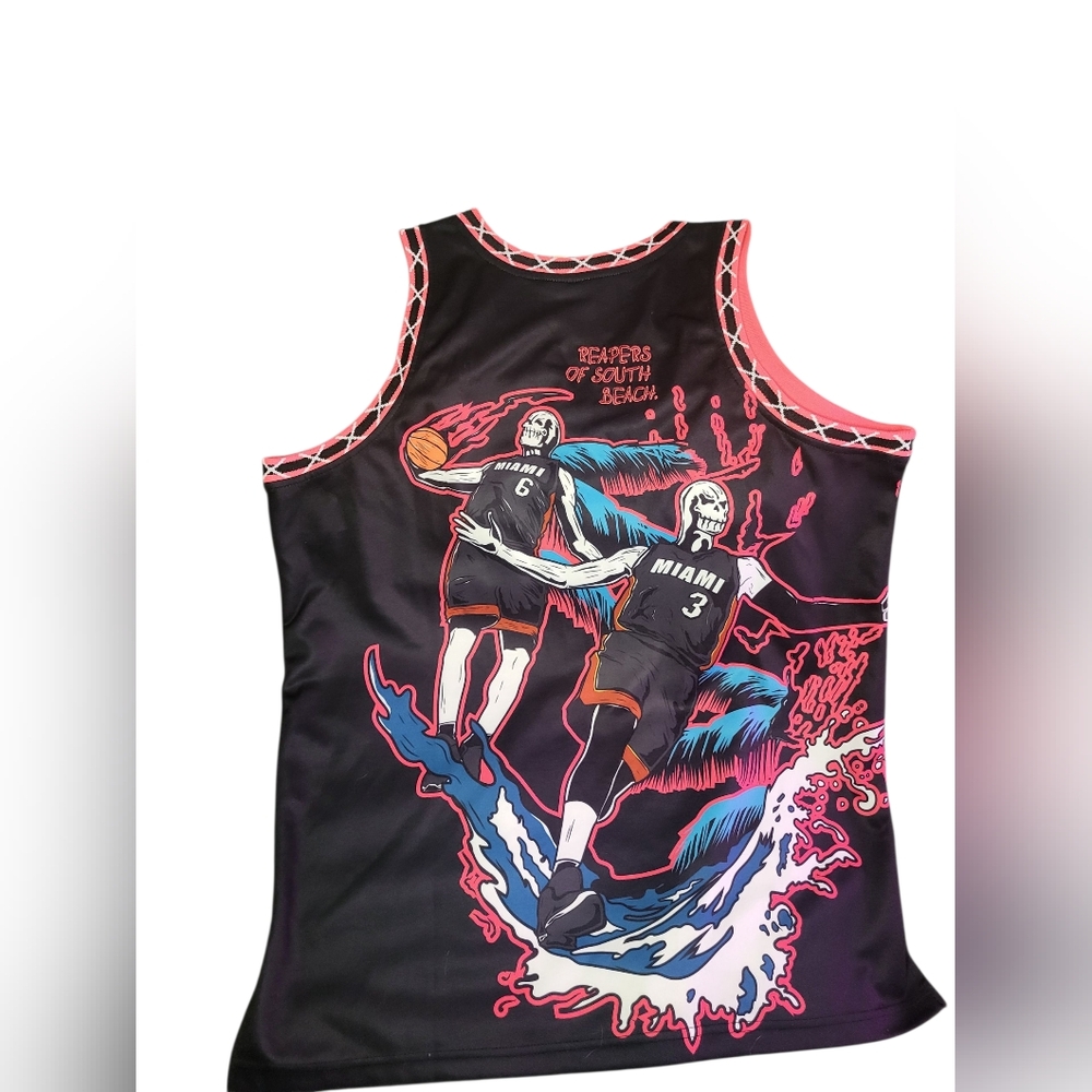 BRAND X REAPERS OF SOUTH BEACH BASKETBALL JERSEY(Men's)